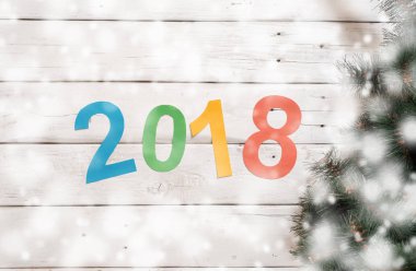 2018 yeni yılda beyaz 