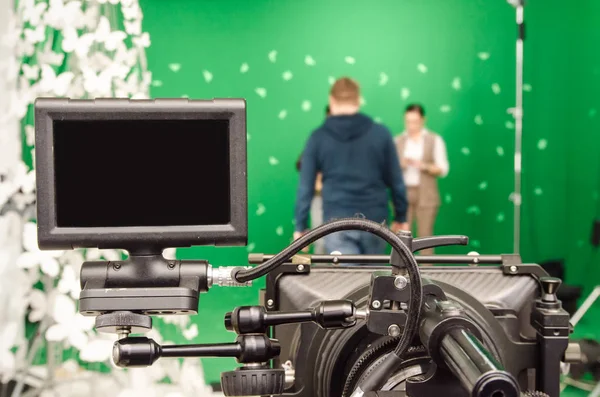 Kamera ve yeşil chromakey
