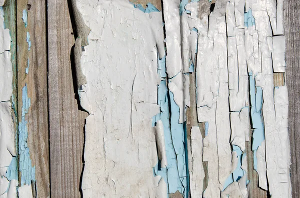 Pullu mavi ve beyaz boya ile ahşap doku
