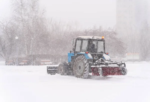 Rimozione Automatica Della Neve — Foto Stock