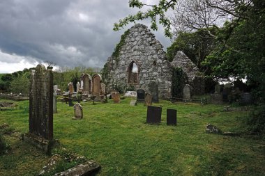 Tullynakill church ruins clipart