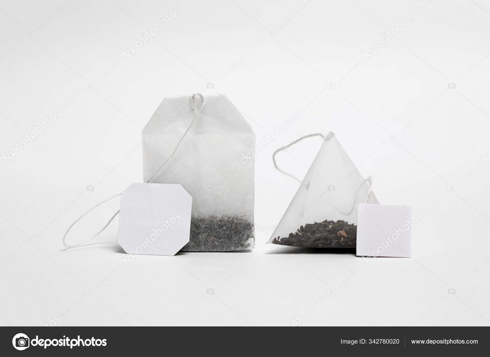 Download Close Tea Bag Mockup Label Isolated White Background Disposable Tea Stock Photo Image By C Sabirio Mail Ru 342780020