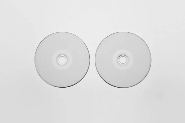 Płyta Dvd Lub Białym Izolowanym Blankiem Projektowania Marki Biżuteria Makieta — Zdjęcie stockowe