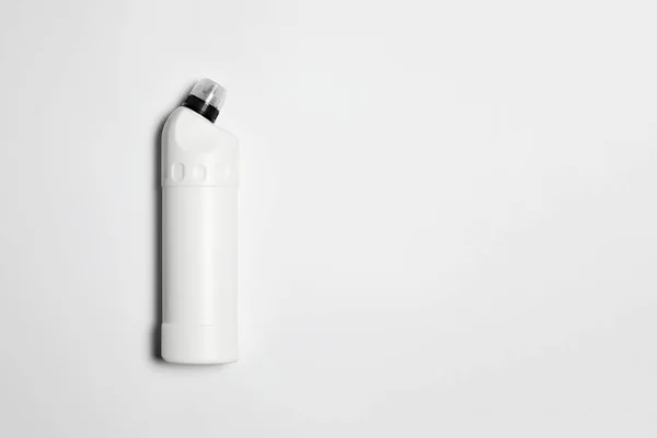 Botella Plástico Blanco Mockup Detergente Líquido Para Ropa Sucia Inodoro — Foto de Stock