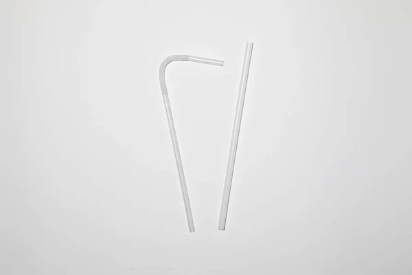Drinking Straw Isolated White Background High Resolution Photo — Stock Photo, Image