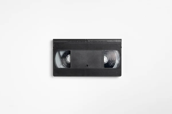 Vhs Videoband Cassette Geïsoleerd Witte Achtergrond Hoge Resolutie Foto — Stockfoto