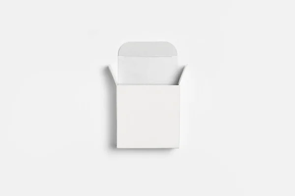 Soap White Box Mock White Background High Resolution Photo — 스톡 사진