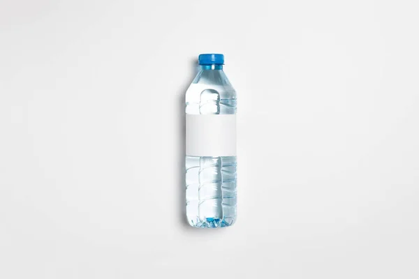 Soda Water Bottle Mockup Blank Label Isolated White Background High — Stock Photo, Image