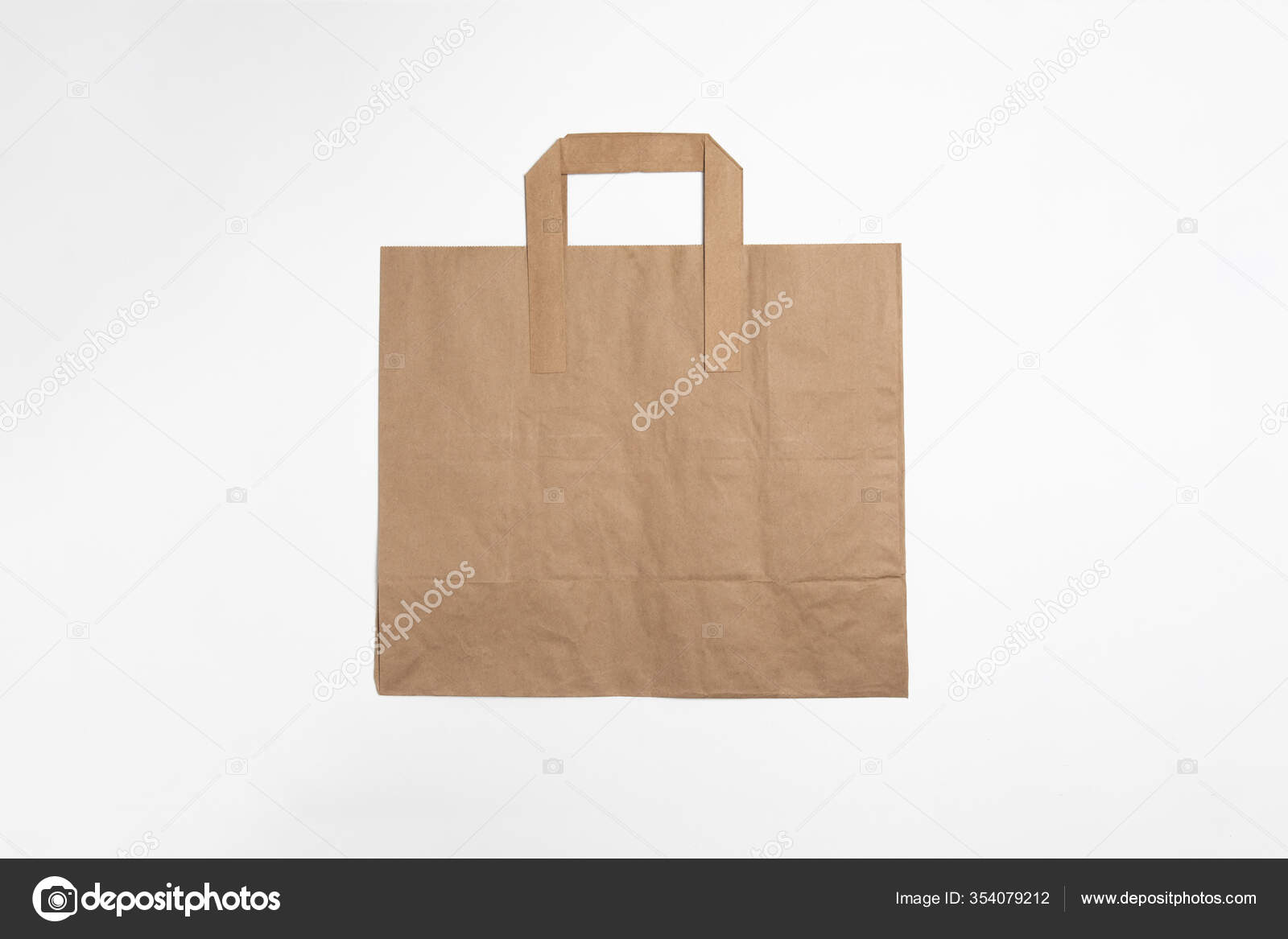 Various Kraft Paper Bag Mockup Isolated White Background High Resolution Stock Photo Image By C Sabirio Mail Ru 354079212