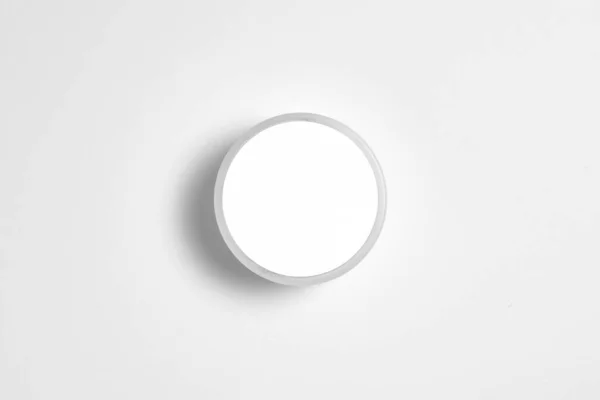 Вид Сверху Blank Cosmetics Jar Mockup Изолированный Белом Заднем Плане — стоковое фото