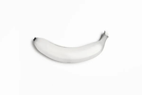 白色的香蕉簇生在白色背景上 这不是一个例子 高分辨率照片 — 图库照片