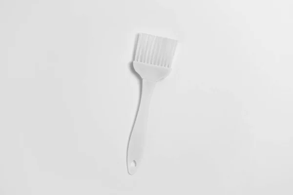 Silicone Brush White Background Kitchen Brush Top View High Resolution — Stock Photo, Image