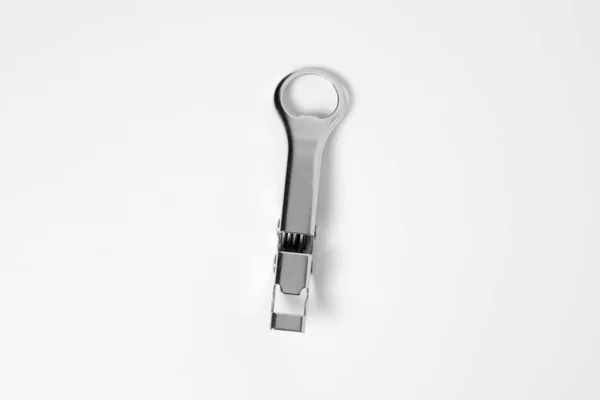 Ножевые Точилки Изолированы Белом Фоне Вид Сверху Гриндстоун Ножей Фото — стоковое фото