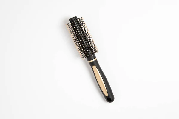 Hairbrush Isolated White Background High Resolution Photo Top View — Stock Photo, Image