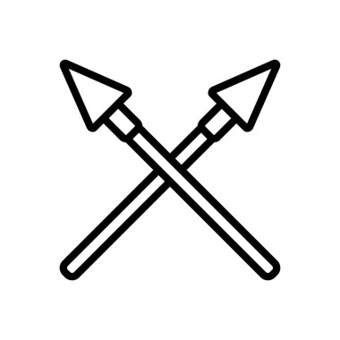 Zirve Savaşçısı ikon vektörü. İzole edilmiş kontür sembolü gösterimi