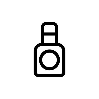 Çivi ikonu vektörü. İzole edilmiş kontür sembolü gösterimi