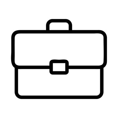 Portföy ikon vektörü. İzole edilmiş kontür sembolü gösterimi