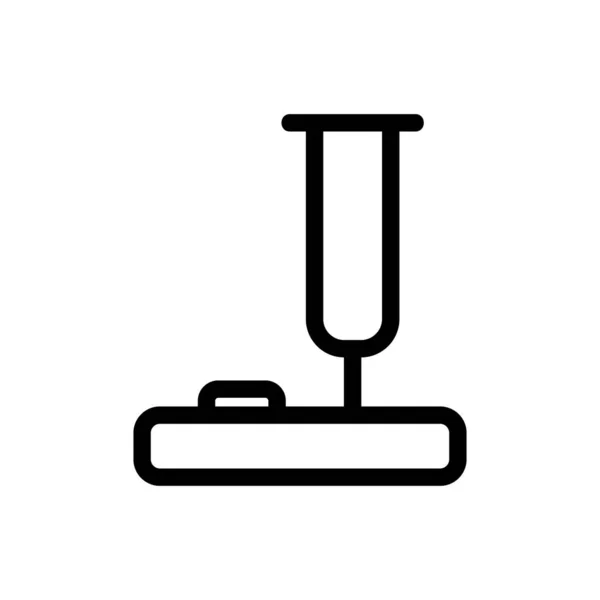 Játék joystick ikon vektor. Elszigetelt körvonalszimbólum illusztráció — Stock Vector
