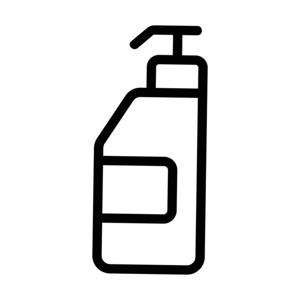 The cleaning agent is an icon vector. Isolated contour symbol illustration — Stock Vector