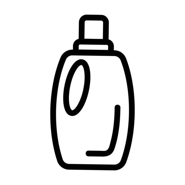 Vetor de ícone de pó líquido. Isolado contorno símbolo ilustração — Vetor de Stock