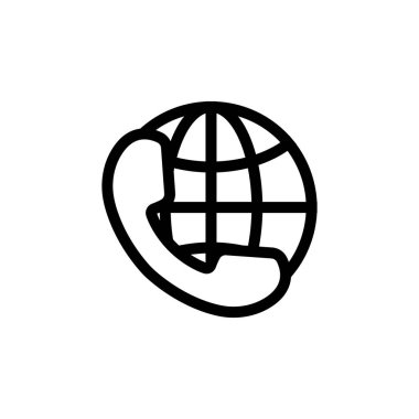 Tek sayı ikon vektörü. İzole edilmiş kontür sembolü gösterimi