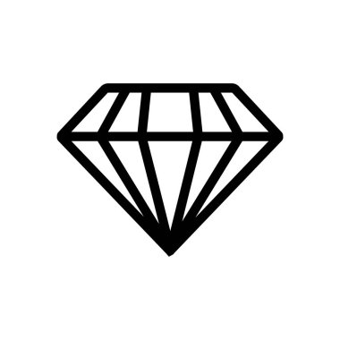 Aquamarine ikon vektörü. İzole edilmiş kontür sembolü gösterimi