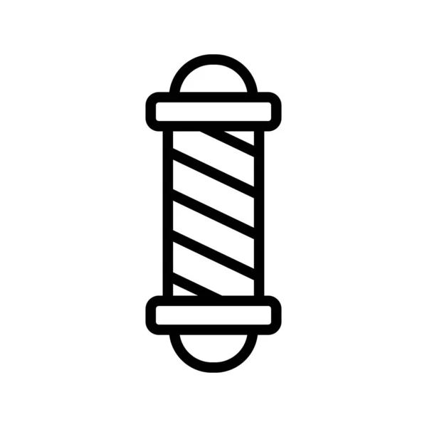 Символ значка перукарні вектор. Ізольована контурна символьна ілюстрація — стоковий вектор