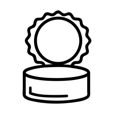 ikon vektörü. İzole edilmiş kontür sembolü gösterimi