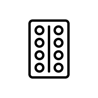 Asansördeki düğmeler vektör simgesi. İzole edilmiş kontür sembolü gösterimi