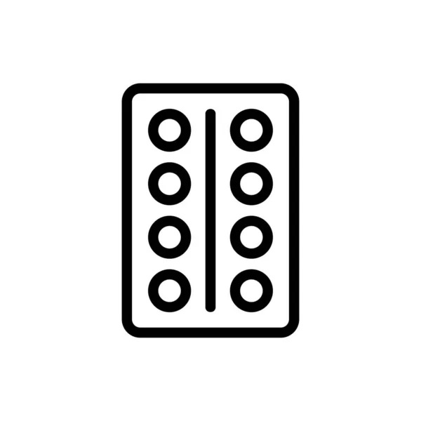 Los botones del ascensor son el icono del vector. Ilustración del símbolo de contorno aislado — Vector de stock