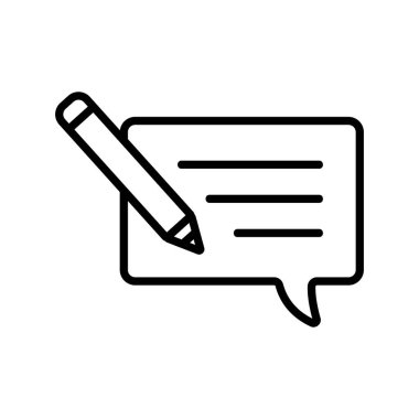 Kopyalama simgesi vektörü. İzole edilmiş kontür sembolü gösterimi