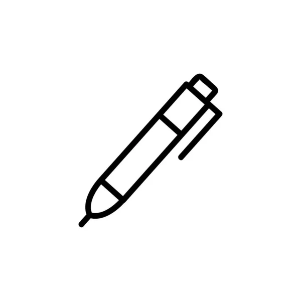 Journalistik ikon vektor. Isolerad kontur symbol illustration — Stock vektor
