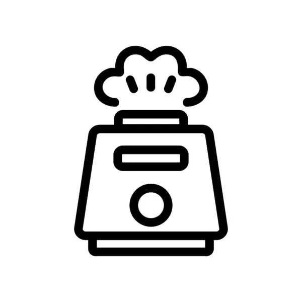 Air moisturiser icon vector. Isolated contour symbol illustration — Stock Vector