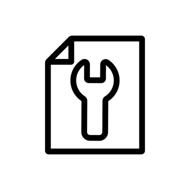 Vektör simgesini uygulama talimatı. İzole edilmiş kontür sembolü gösterimi