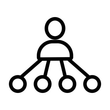 blog simgesi vektörü. İzole edilmiş kontür sembolü gösterimi