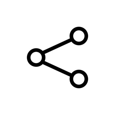 Vektör simgesini ayarla. İzole edilmiş kontür sembolü gösterimi