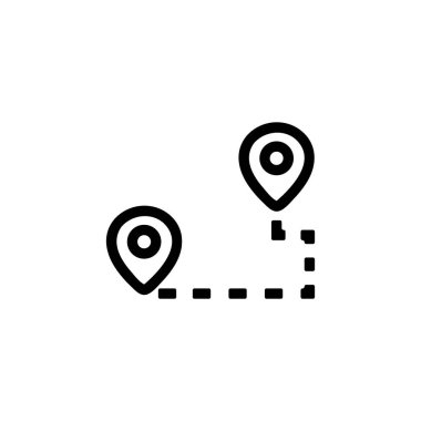 Akıllı araba ikon vektörü. İzole edilmiş kontür sembolü gösterimi