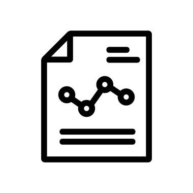 Grafik simgesi vektörünün tanımı. İzole edilmiş kontür sembolü gösterimi