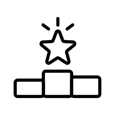 Temel simge vektörü. İzole edilmiş kontür sembolü gösterimi