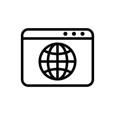 https protokol vektörü. İzole edilmiş kontür sembolü gösterimi