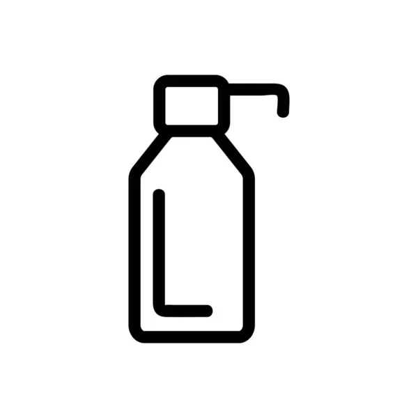 Skyddande kräm ikon vektor. Isolerad kontur symbol illustration — Stock vektor