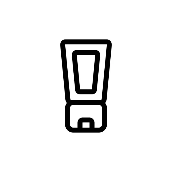 Hydratační krém ikony vektor. Izolovaný obrysový symbol ilustrace — Stockový vektor