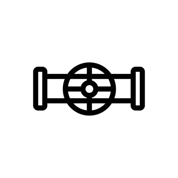 Tap valve icon vector. Isolated contour symbol illustration — Stock Vector