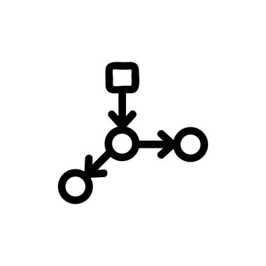 Vektör simgesi planı özellikleri. İzole edilmiş kontür sembolü gösterimi