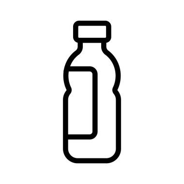 Enerji içeceği ikon vektörü. İzole edilmiş kontür sembolü gösterimi