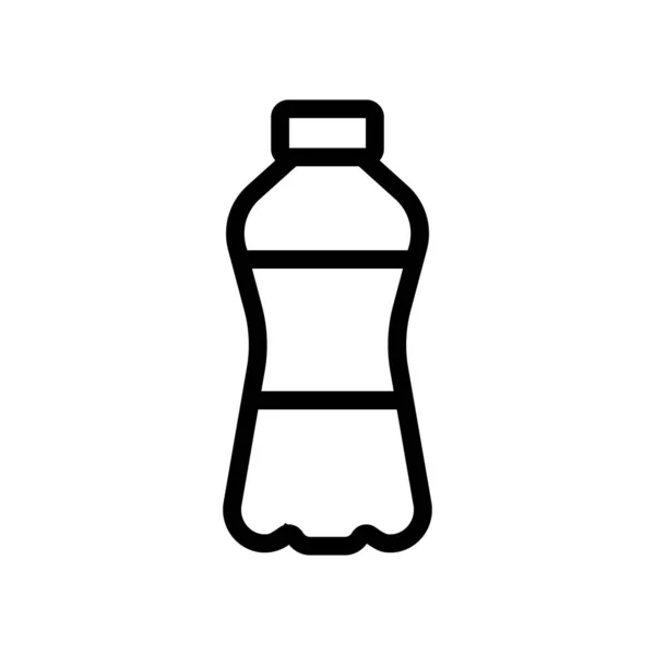 Energía bebida icono vector. Ilustración del símbolo de contorno aislado — Archivo Imágenes Vectoriales