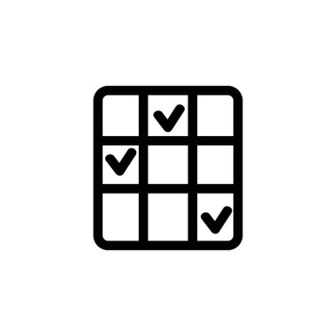 masaüstü oyun simgesi vektörü. İzole edilmiş kontür sembolü gösterimi