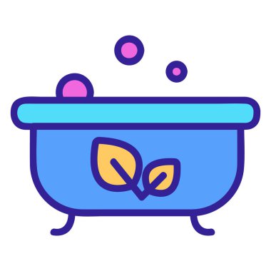 Doğal şampuan ikonu vektörü. İzole edilmiş kontür sembolü gösterimi