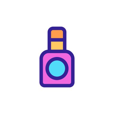 Çivi ikonu vektörü. İzole edilmiş kontür sembolü gösterimi