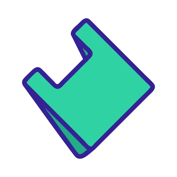 Ícone vetorial descartado do pacote go. Isolado contorno símbolo ilustração — Vetor de Stock